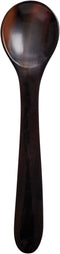 HIC Kitchen Handcrafted Ankole Cow Horn Caviar Scoop Spoon, 4.25-Inches, Unique Color Variance