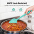 U-Taste Silicone Baking Spatula Set, 600ºF High Heat Resistant Food Grade Flexible Rubber Kitchen Cooking Utensils