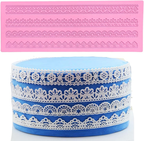 Anyana Embossing Mat Lace Band Silicone Mould for Cake Decoration Tools