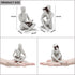 Set 2 Bookshelf Decor Pulp Reading Thinker Sculpture, Abstract Art Statue Ornaments, of Modern Aesthetic Figurine Home