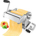 Pasta Maker with 7 Thickness Settings Roller, 2-in-1 Cutter, Hand Crank and