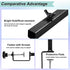 JUMKAIF 12"-39'' 47"-100" Over The Table Rod Stand with Clamps for Anniversary Christmas Wedding Birthday Party