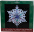 Kurt Adler 20-Light 10-Inch Clear Snowflake Treetop with Color-Changing RGB LED Bulbs
