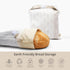 Reusable Bread Bags for Homemade Bread (2 Pack) - Cotton Beeswax Bags for Sourdough Bread Storage