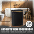 Black 160L Extra Large 3 Section Laundry Hamper with Lid, Clothes Organizer for Bedroom, Laundry Room, Dirty Clothing