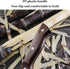 Sugarcane Peeling Knife - Pineapple Peeling Knife with Stainless Steel Blade and Natural Non-slip Brown Wooden Handle