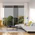 Reflective Window Film, Mirror One Way Daytime Privacy Anti UV Static Cling, Removable Decorative Screen Stickers Black