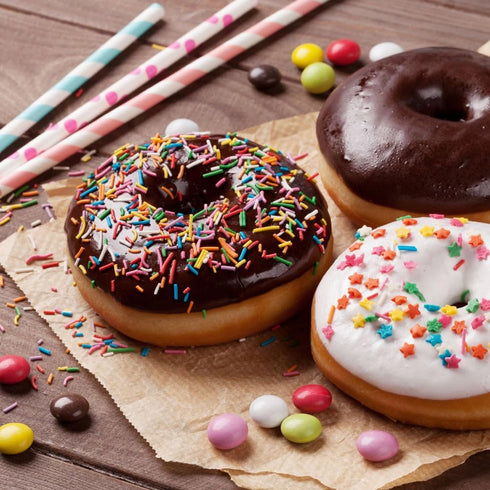 Unomor 3pcs Baking Mold, Donut Cake Pan, Muffin Donut Pan, Flower Donut Baking Cups, Bakeware