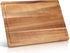 Handmade Acacia Wood Cutting Board, Kitchen Fruit Rectangle Wooden Charcuterie Board, Small Carving Board