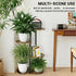 Korrie Home 4 5 Tiered Plant Stand Indoor, Tall Tier Potted Wooden Plant Shelf for Multiple Flower Plants, Multi Corner