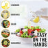 New Acrylic Manual Lemon Slice Squeezer, Portable Transparent Fruit Juicer, Hand Juicer for Orange Lemon
