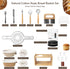 12 Set Nikkar Complete Sourdough Starter Kit with Bamboo Storage Rack Bread Baskets, Sourdough Bread Baking Supplies