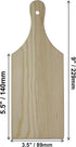 Package of 4 Unfinished Mini Wooden Cutting Boards for Crafting and Decorating