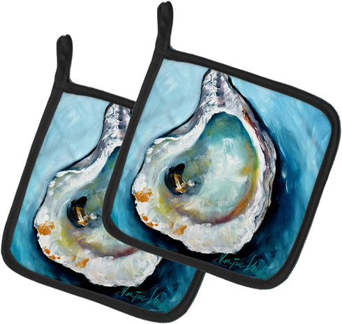 Caroline's Treasures MW1143PTHD Oyster Pair of Pot Holders, Kitchen Heat Resistant, 7 1/2 x 7 1/2