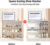Organizer12Pack Shoe Slots Clear Shoe Stackers for a Pair of Shoes,Adjustable Shoe Rack with Three LevelsShoe Storage