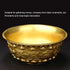 Brass Treasure Bowl Feng Shui Ornaments, Wealth Good Luck Prosperity Bowl Craft Collectible Figurines for Home Office