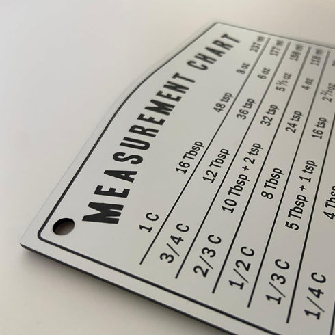 Kitchen Baking Measurement Conversion Chart Magnet, Must Have for Any Chef, Cooking Chart Equivalents