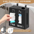 CMXZSAM 2 1 in Trash Bag Dispenser and Grocery Bag Holder, Large Wooden Trash Bag Holder,Trash Bag Dispenser