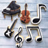 LILIAO Music Note Cookie Cutter - 3.2 x 4.2 inches Stainless Steel Music Biscuit Fondant Cutter