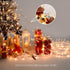 ODEETRONIC Warm Christmas Lights - 21.63ft 100 Count Steady & Blink Clear Lights for Indoor Outdoor Party