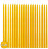 Hyoola 25 Pack Thin Beeswax Taper Candles - Handmade, 100% Pure Scented Bee Wax Candle - 6” Tall, Golden Yellow