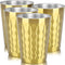 Beasea 15oz Stainless Steel Cups, 4 Pack Gold Double Wall Insulated Drinking Tumblers