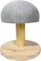 Mini Wooden Ironing Board, Portable Tabletop Ironing Pad with Wooden Round Base for Household, Sewing Craft, Dorm,