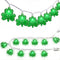 SUNSGNE Shamrock String Lights St. Patrick's Day Lights, 8.5Ft Outdoor Patio String