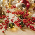 16 Pack GREENTIME Artificial Red Berry Stems Holly for Christmas Tree Decorations for New Year's Eve Decor, Holiday