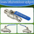 304 3/4 Inch 3/4" Stainless Steel NPT Male Hose Bib,Heavy Duty Outdoor Faucet, Male GHT Threaded, Lead-Free, Full Flow