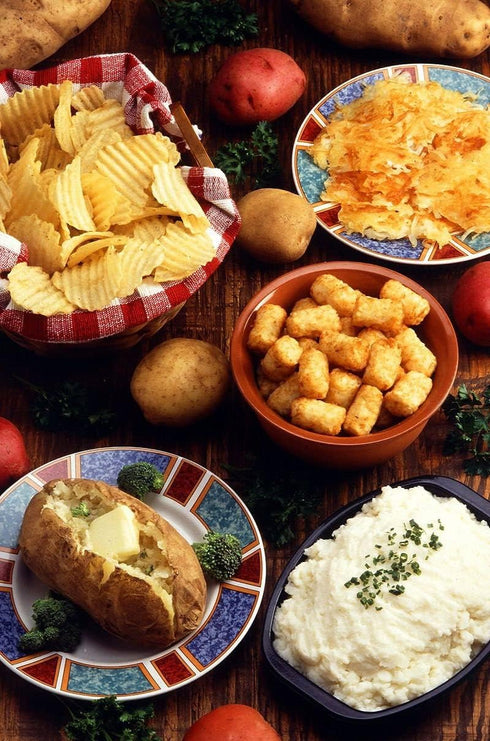 Russet Bulbs 2026-2 TomorrowSeeds - Seed Potatoes - USDA Certified for Growers Size B Non GMO Brown Burbank Idaho