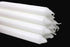 Rambue White Dinner Table Candle 9.5 Inch Long, Dripless Smokeless Burn 8 Hours, 10 Pack Candles