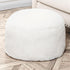 20x12 Inches Asuprui Ottoman Pouf Unstuffed Ottoman Foot Rest Floor Pouf Round Floor Bean Bag Chair No Filler Foot Rest