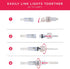 UltraPro LED Rope Lights, 25ft Classic Clear, Warm White Light 3000K, Flexible, Linkable, Indoor/Outdoor, Durable