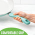 GreenLife Soft Grip Diamond Healthy Ceramic Nonstick, 10" Frying Pan Skillet, PFAS-Free, Dishwasher Safe, Turquoise