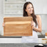 18x12 1 GarveeHome Large Acacia Wood Cutting Board, in Thick Butcher Block Cutting Board with Deep Juice Groove