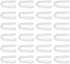 uxcell 100pcs Disposable Kitchen Appliance Covers, 39.5 Inch Thickened Clear Elastic Dust Cover for Small Appliances