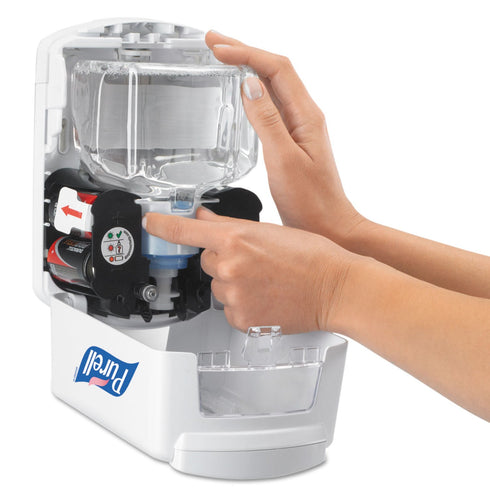 LTX-7 700 mL LTX-7 (Pack 1) 1320-04 PURELL Touch-Free Hand Sanitizer Dispenser, White, for PURELL Sanitizer Refills