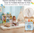 Tiita Kids Floor Mattress - Toddler Trifold Futon Mattress, Portable Foldable Play Mat for Naps and Playtime, Plush