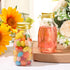 30 Pack 4oz 120ml Roshtia Plastic Mini Milk Bottles Bulk Juice Shot Bottles with Lids Small Beverage Drink Containers