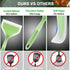 Shappy 2 Pcs Wide Silicone Spatula - Tamagoyaki Shovel Turner Nonstick Fried Shovel Fish Spatula for Nonstick Cookware