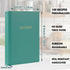 Blank Recipe Book to Write Your Own Recipes - A5 Hardcover for 100 Unique Family Recipes