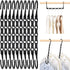 HOUSE DAY 20 Pack Space Saving Hanger, Sturdy Black Magic Hangers for Closet Organizers and Heavy Clothes