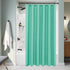 Biscaynebay Quality Fabric Shower Curtain Liners, 72 Inch Teal Water Resistant Bathroom Curtains