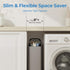 80L GRANNY SAYS Slim Laundry Hamper with Silent Brake Wheels, Sturdy Metal Frame & Handle, Rolling Laundry Basket