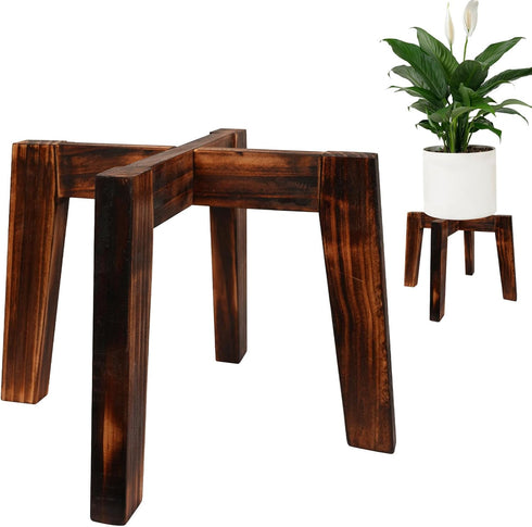 SupBambGO Plant Stand Indoor, Tall Stool Plants Holder for 5-15 Inch Pot, Bamboo