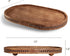 SAOCAIHUL 11.81in Decor Decorative Round Tray for Home Decor for Coffee Table Farmhouse Kitchen Table Living Room