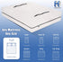 Mattress Bags for Moving and Storage - Heavy Duty with 8 Handles, Strong Zipper Closure, Semi-Transparent