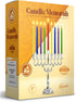 Ner Mitzvah Silver Plated Candle Menorah, Fits Standard Hanukkah Candles, 7.25" High x 6.5" Wide