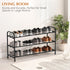 3-Tier Closet INSMART Expandable Shoe Rack, Stackable and Adjustable Shoes Organizer Storage Shelf, Sturdy and Durable